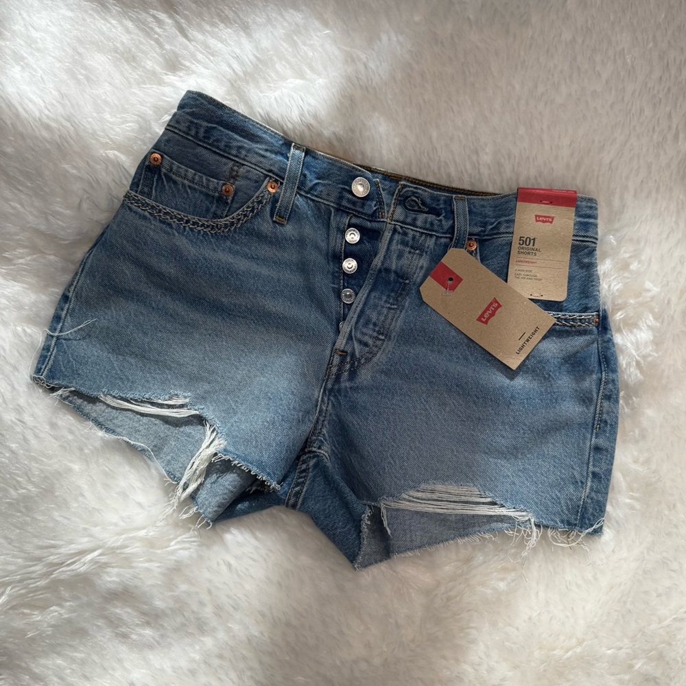 Women's Levi's® 501™ Original Jean Shorts WS-129 - Picture 4 of 6
